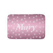 Speciaal  roze kartonnen broodje badmat (Voorkant)