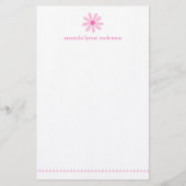 Speciaal roze Kinder banketbakkerswerk Briefpapier (Voorkant)