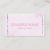 Speciaal "Roze leder" (Amerikaans) Visitekaartje (Voorkant)