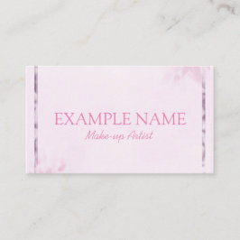 Speciaal "Roze leder" (Amerikaans) Visitekaartje