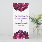 Speciaal, Rozen, Elegante huwelijksuitnodiging Kaart (Staand voorkant)