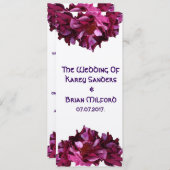 Speciaal, Rozen, Elegante huwelijksuitnodiging Kaart (Voorkant / Achterkant)