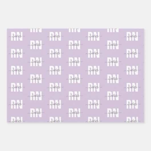 Speciaal Rt. Geregistreerd verpleegzend Afstuderen Inpakpapier Vel (Voorkant 2)