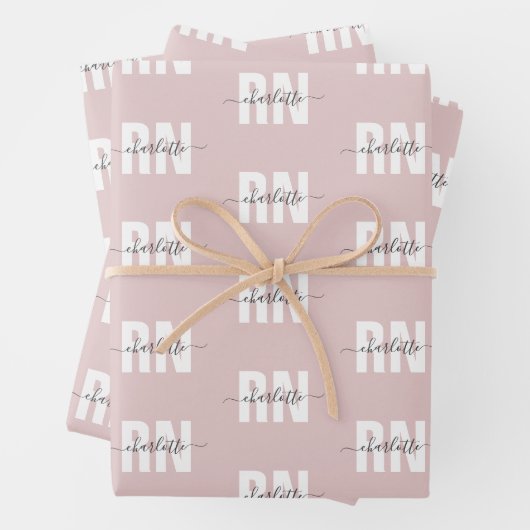 Speciaal Rt. Geregistreerd verpleegzend Afstuderen Inpakpapier Vel (In situ)