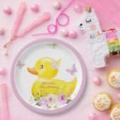 Speciaal RUBBER DUCK GIRL-Bord Papieren Bordje (Feest)