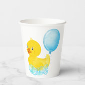 Speciaal Rubber Ducky Boy Paper Cup Papieren Bekers (Achterkant)