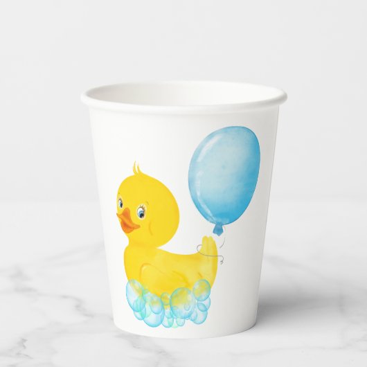 Speciaal Rubber Ducky Boy Paper Cup Papieren Bekers (Achterkant)