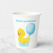 Speciaal Rubber Ducky Boy Paper Cup Papieren Bekers (Voorkant)