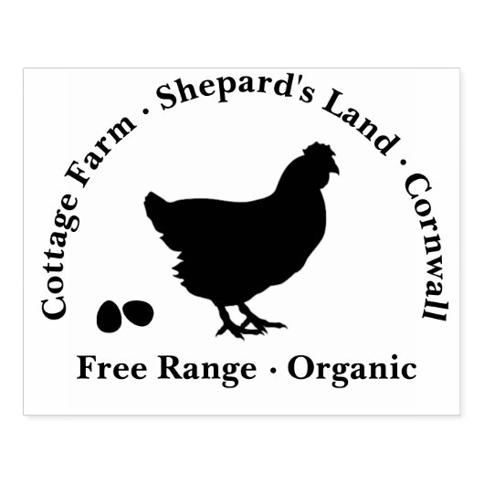 Speciaal Rubber Stempel - Eieren zonder bereik (Afrduk)