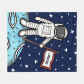 Speciaal ruimtevaarder Astronaut Cosmonaut Fleece (Voorkant (Horizontaal))