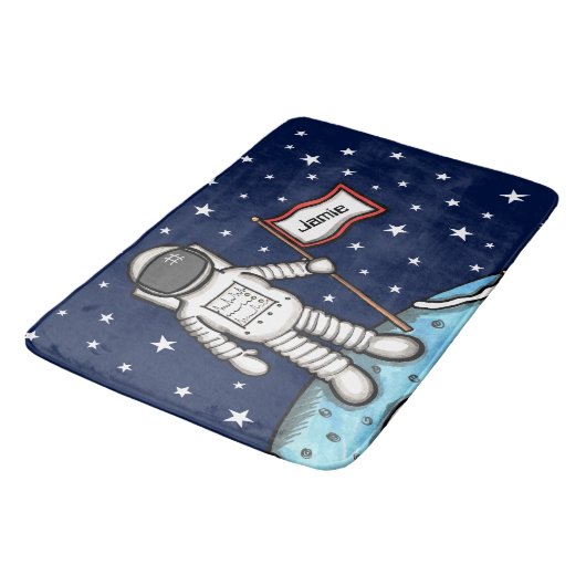 Speciaal ruimtevaarder Cosmonaut Bath Mat (Gekanteld)