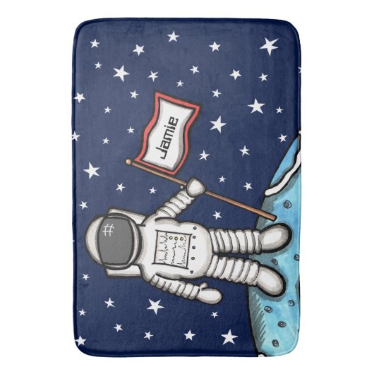 Speciaal ruimtevaarder Cosmonaut Bath Mat (Voorkant Verticaal)