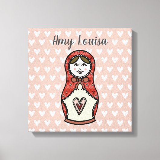 Speciaal Russisch Doll Matryoshka Canvas (Voorkant)