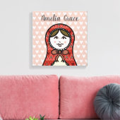 Speciaal Russisch Nesting Doll Matryoshk Canvas (Insitu (Woonkamer))
