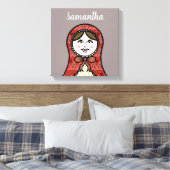 Speciaal Russisch Nesting Doll Matryoshk Canvas (Insitu (Slaapkamer))