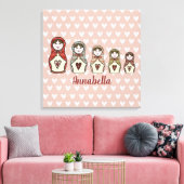 Speciaal Russische Doll Matryoshka Canvas Afdrukke (Insitu (Woonkamer))