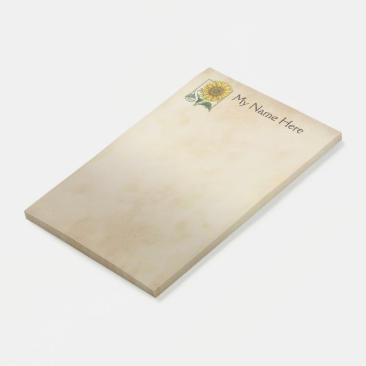Speciaal S voor zonnebloempitten Post-it® Notes (Schuin)