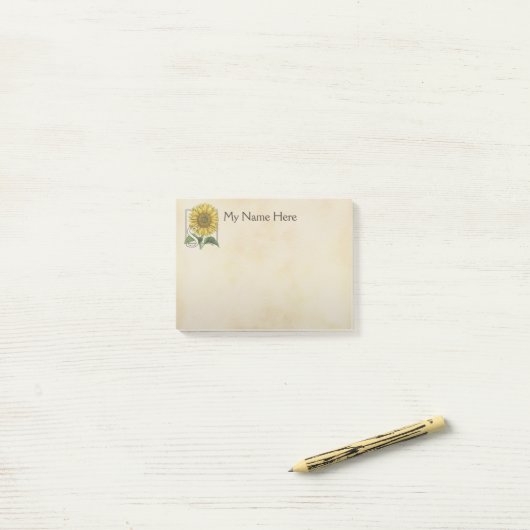 Speciaal S voor zonnebloempitten Post-it® Notes (Op bureau)