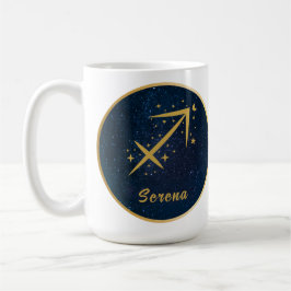 Speciaal Sagittarius zodiasymbool gouden sterren Koffiemok