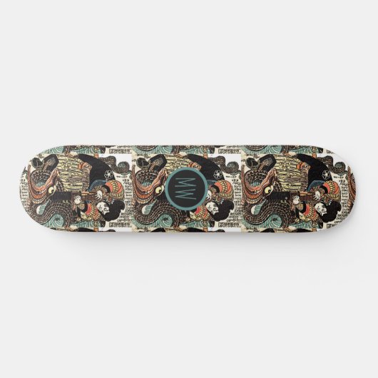 Speciaal Samurai- en serpent-skateboard Persoonlijk Skateboard (Horizontaal)