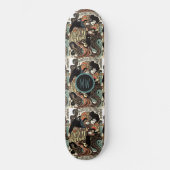 Speciaal Samurai- en serpent-skateboard Persoonlijk Skateboard (Voorkant)