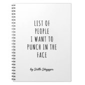 Speciaal Sarcastisch Notitieboek (Voorkant)