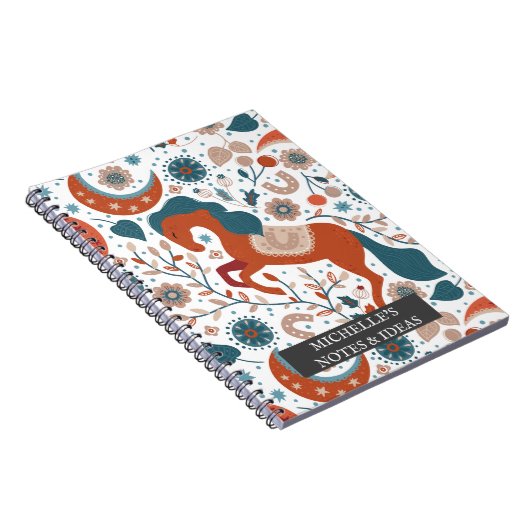 Speciaal Scandinavische paardenpest Notitieboek (Rechterzijde)