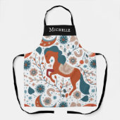 Speciaal Scandinavische paardenpest Schort (Voorkant)