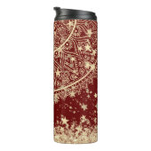 Speciaal scannen Mandala met Gold Stars Thermosbeker (Geroteerd rechts)