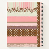 Speciaal schattig lichtroze pokstiprecept notitieboek (Achterkant)