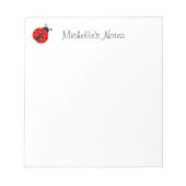 Speciaal schattig notitieblok van het ladybug-ontw (Voorkant)