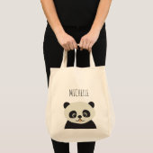 Speciaal schattig panda-beer tote bag (Voorkant (product))