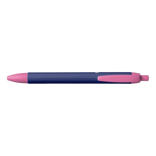 Speciaal schattig roze vogeltje schrijft blauwe inkt pen (Achterkant)