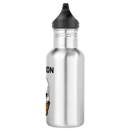 Speciaal schedel- en monoboogvlinder waterfles (Rechts)