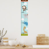 Speciaal schema voor de groei van wilde Oerwouden Poster (Keuken)