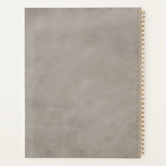 Speciaal schillen van bruine paarden planner (Achterkant)