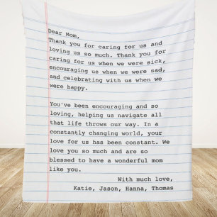 Speciaal schrijfmachine voor liefdesbrieven fleece deken