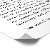 Speciaal schrijver - Poster voor cadeau (Hoek)