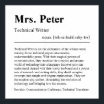 Speciaal schrijver - Poster voor cadeau<br><div class="desc">Elegant creatief,  aangepast technisch schrijver Gift in minimalistische stijl zwart-wit. Bekijk onze winkel - collectie voor anderen. Geef ons gratis een bericht als je hulp nodig hebt om dit aan te passen of om het even welke specifieke aanpassingsbehoeften aan te passen.</div>