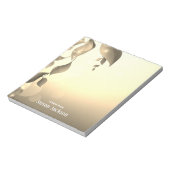 Speciaal Sepia Colored Magical Floral Notitieblok (Linkerzijde)