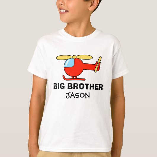 Speciaal shirt van de grote broerhelikopter voor j (Voorkant)