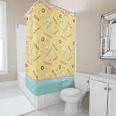 Speciaal showgordijn van 80 en 90 douchegordijn (In situ)