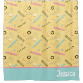 Speciaal showgordijn van 80 en 90 douchegordijn (Voorkant)