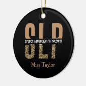 Speciaal SLP-taalpatholoog Keramisch Ornament (Links)