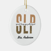 Speciaal SLP-taalpatholoog Keramisch Ornament (Rechts)