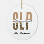 Speciaal SLP-taalpatholoog Keramisch Ornament (Links)