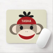 Speciaal Sock Monkey Mousepad voor kinderen Muismat (Met muis)