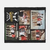 Speciaal Softball-fotocollage - team # Fleece Deken (Voorkant (Horizontaal))