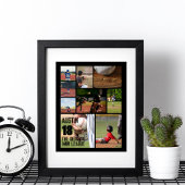 Speciaal Softball-fotocollage - team # Poster