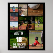 Speciaal Softball-fotocollage - team # Poster (Voorkant)